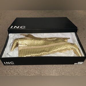 NIB - I.N.C Savonia Woven Knee-High Boots